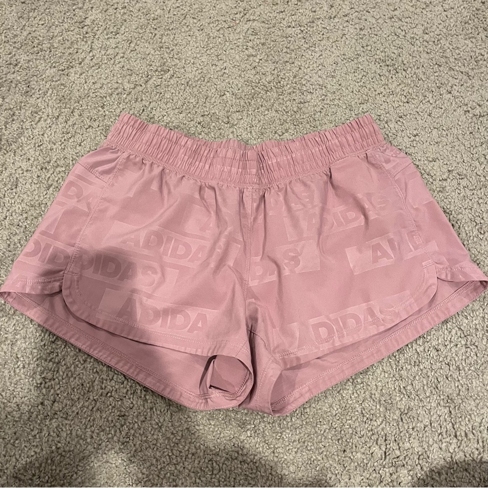Women’s Adidas Purple Deboss Pacer Shorts Size Small